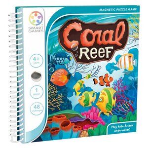 Smart Games -Coral Reef- Magnetic Travel Logic Game New Sealed Age 5+